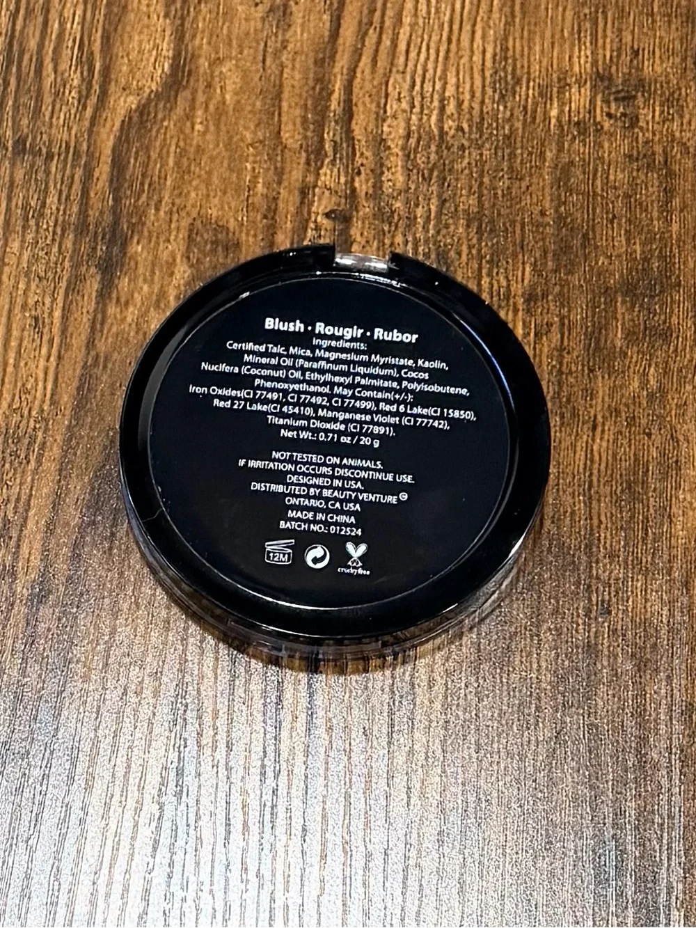 City Color Beauty Venture Shimmer Blush - Pink